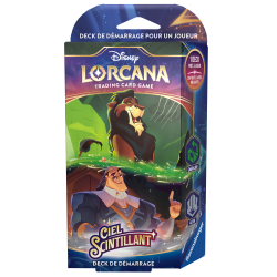 Deck de Démarrage Disney Lorcana : Ciel Scintillant - Scar / Kronk