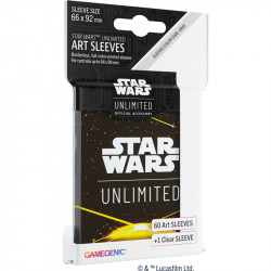 Star Wars - Sleeves x60 Card Back Yellow