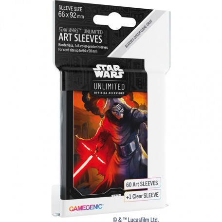 Star Wars - Sleeves x60 - Art Kylo Ren