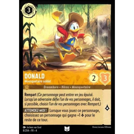 Donald, Mousquetaire soldat