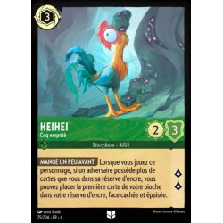 Heihei, Coq empoté