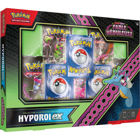 Coffret Pokémon Collection Illustration Spéciale : SFA Écarlate et Violet 06.5 Fable Nébuleuse - Hyporoi ex