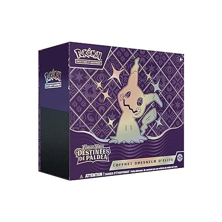 Coffret Pokémon Dresseur d'Elite : Destinées de Paldea  Écarlate et Violet 04.5