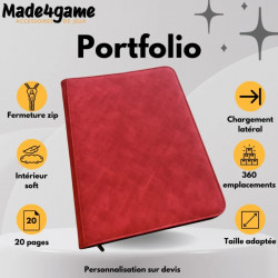 Portfolio 360 Rouge - Made4Game  - 18-Pocket