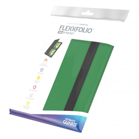 Ultimate Guard  Flexxfolio 160 - 8-Pocket - Portfolio Vert