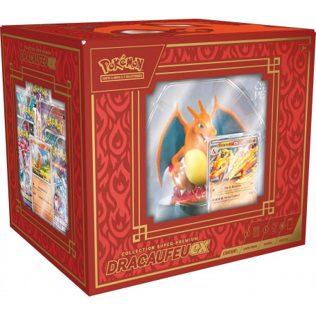 Coffret Pokémon Collection Super-Premium - Dracaufeu ex