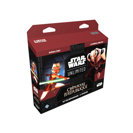 Kit de démarrage 2 joueurs Star Wars: Unlimited - Crépuscule de la République