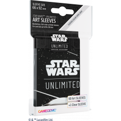 Sleeves x60  Black White Star Wars™: Unlimited