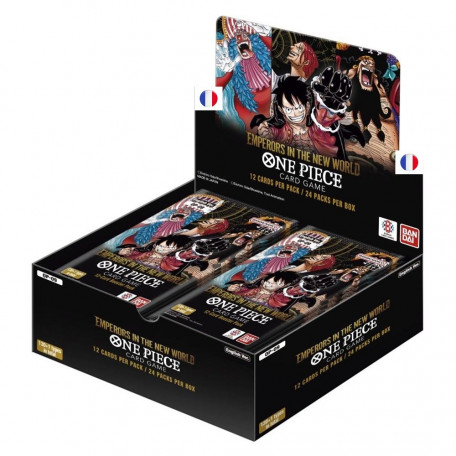 Boîte de 24 Boosters One Piece Card Game - OP09 FR : Emperors in the new World FR