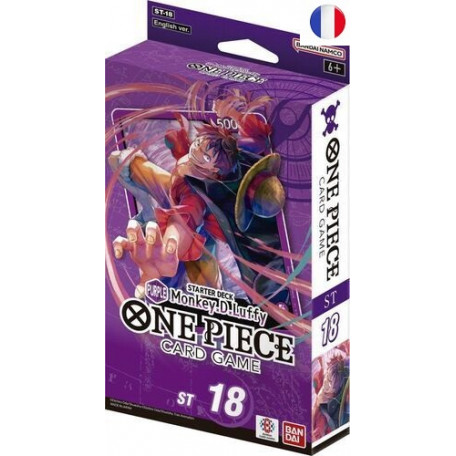 Starter Deck One Piece Card Game ST18 FR : Purple Monkey.D.Luffy