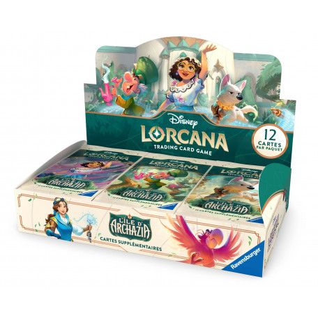 Boîte de 24 Boosters Disney Lorcana : L'Île d'Archazia