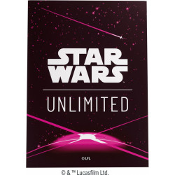 Star Wars - Sleeves x60 - Card Back Magenta