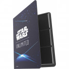 Star Wars Unlimited - Portfolio A4 - 9 cases - Casual Album - 360 cases - Card Back Bleu