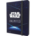 Star Wars Unlimited - Portfolio A4 - 9 cases - Casual Album - 360 cases - Card Back Bleu