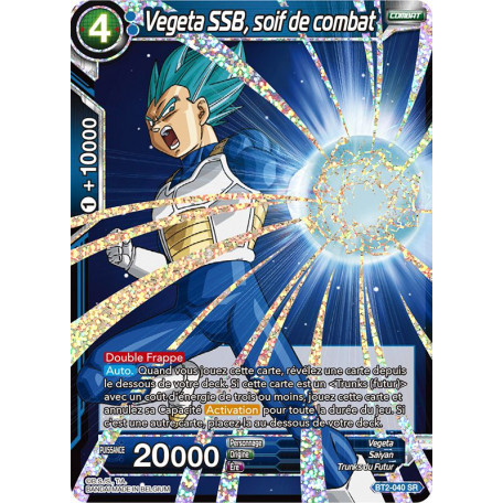 BT2-040 Vegeta SSB, soif de combat