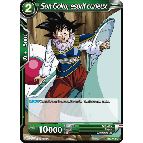 BT2-072 Son Goku, esprit curieux