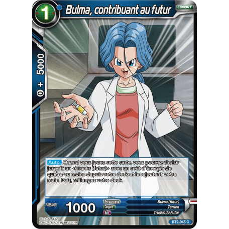 BT2-045 Bulma, contribuant au futur