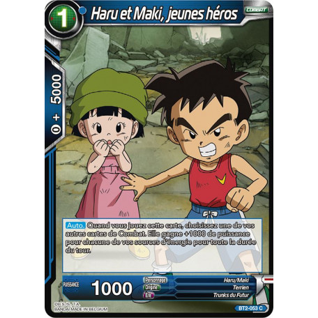 BT2-053 Haru et Maki, jeunes héros