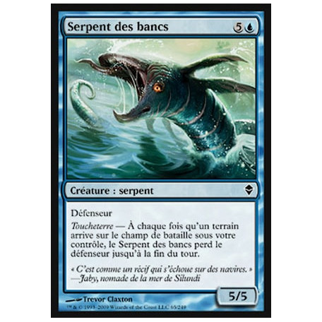 Serpent des bancs / Shoal Serpent