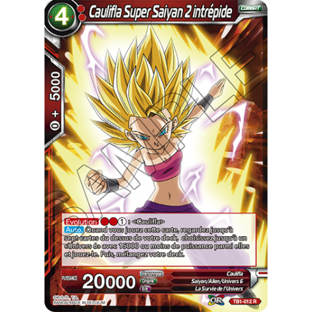 TB1-012 R Caulifla Super Saiyan 2 intrépide