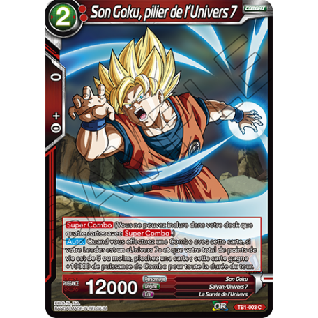 TB1-003 C Son Goku, pilier de l'Univers 7