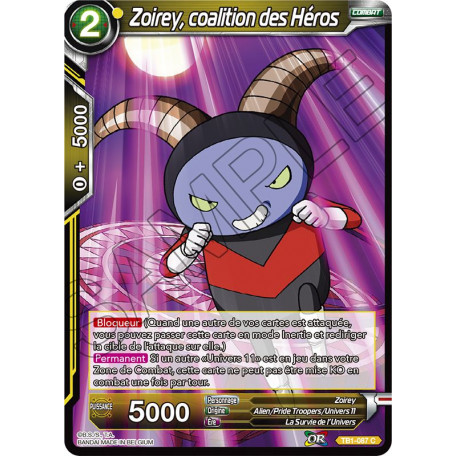 TB1-087 C Zoirey, coalition des Héros