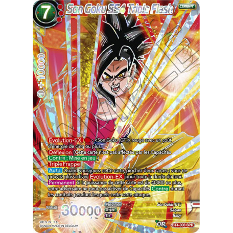 BT4-003_SPR Son Goku SS4 Triple Flash