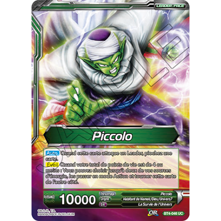 BT4-046 Piccolo // Piccolo, successeur du Tout-Puissant