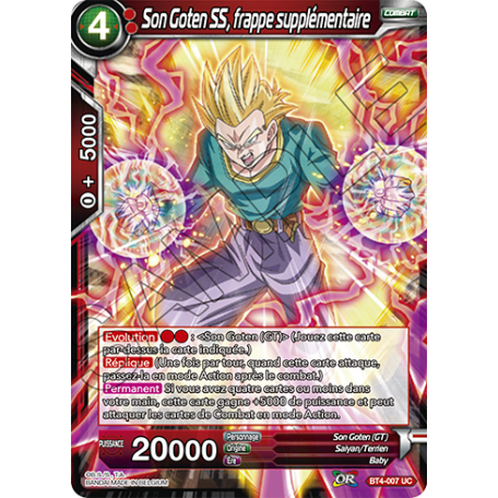 BT4-007 Son Goten SS, frappe supplémentaire