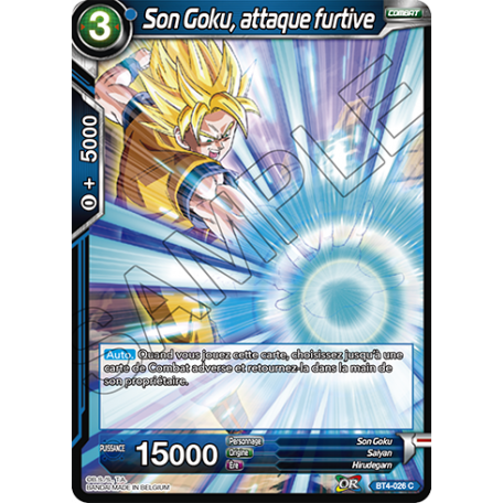 BT4-026 Son Goku, attaque furtive