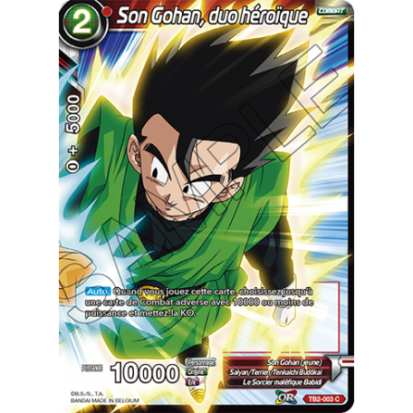 TB2-003 C Son Gohan, Duo héroïque