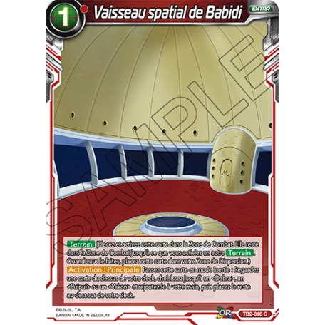 TB2-018 C Vaisseau spatial de babidi