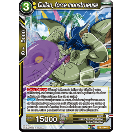 TB2-060 C Guilan, force monstrueuse