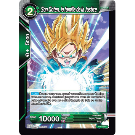 BT1-063 Son Goten, la famille de la Justice