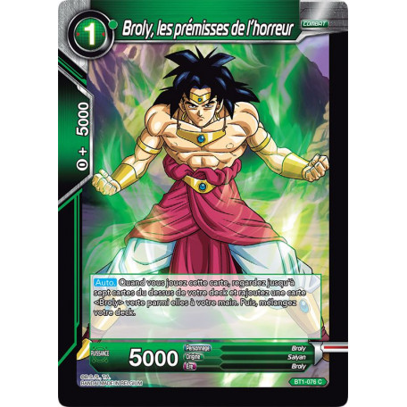 BT1-076 Broly, les prémisses de l'horreur