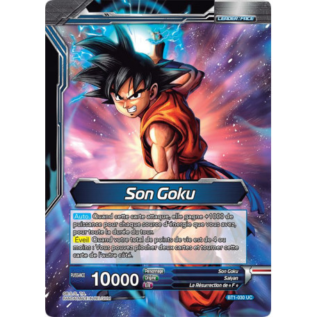 BT1-030 Son Goku // Son Goku Super Saiyan Bleu