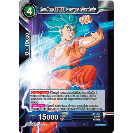 BT1-032 Son Goku SSGSS, la hargne débordante