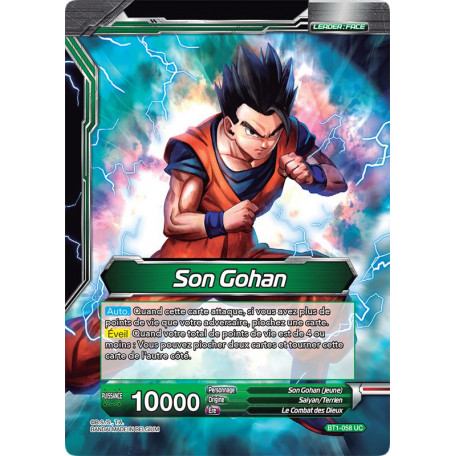 BT1-058 Son Gohan // Son Gohan puissance maximum