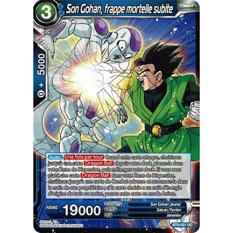 BT5-031 Son Gohan, frappe mortelle subite