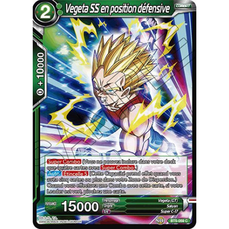 BT5-059 Vegeta SS en position défensive