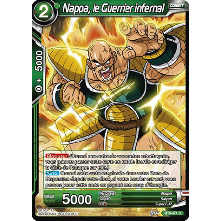 BT5-071 Nappa, le Guerrier infernal