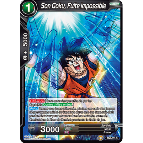 TB3-065 Son Goku, Fuite impossible