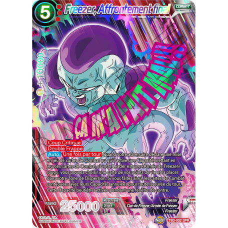 TB3-002 SPR Freezer, Affrontement final