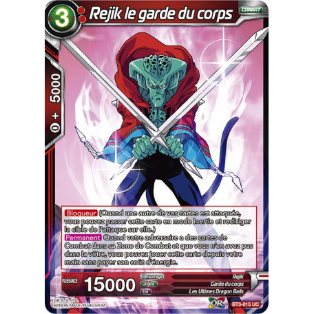 BT3-015 Rejik le garde du corps