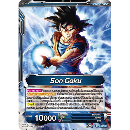 BT3-032 Son Goku // Son Goku Super Saiyan 3, évolution croissante