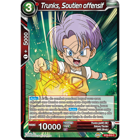 BT6-010 Trunks, soutien offensif