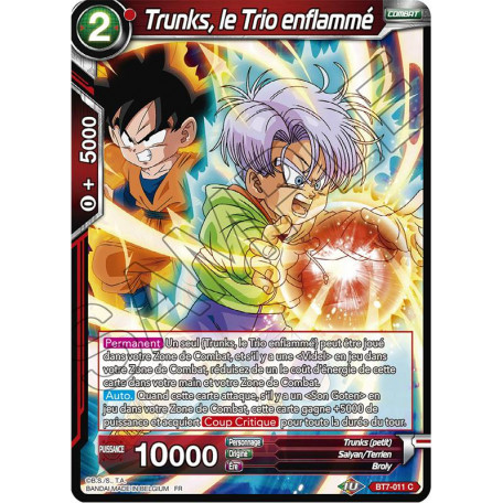 BT7-011 Trunks, le Trio enflammé