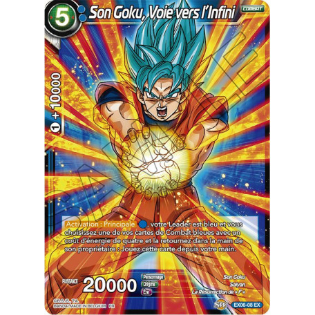 Carte Dragon Ball 900 Holo VF Part 6 Goku Super JCC Cartes à jouer