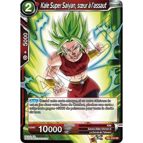 TB1-016 UC Kale Super Saiyan, soeur à l'assaut