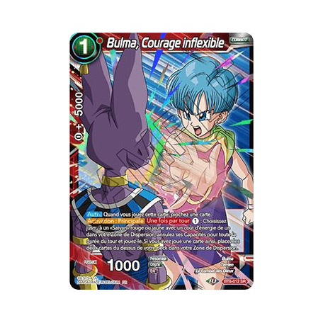 BT8-012 Bulma, Courage inflexible